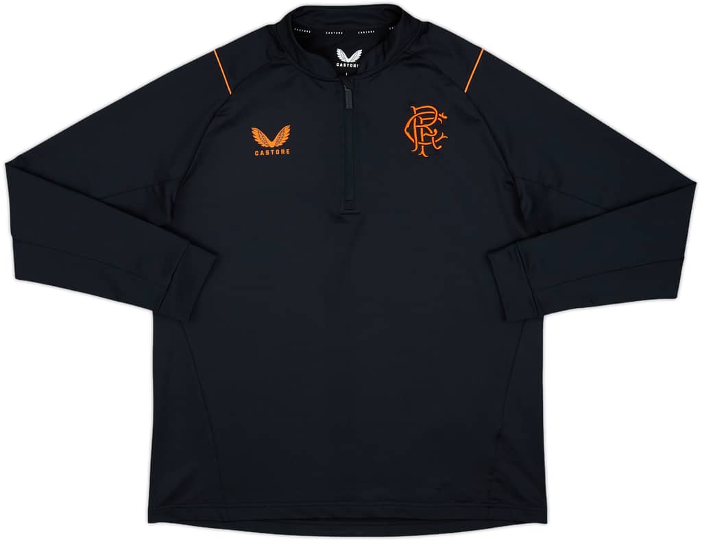2022-23 Rangers Castore 1/4 Zip Training Top - 10/10 - (L)