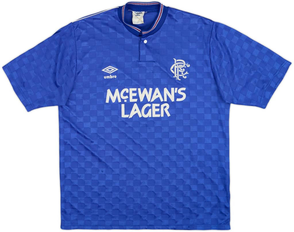 1987-90 Rangers Home Shirt - 5/10 - (M)