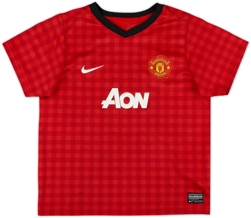 2012-13 Manchester United Home Shirt - 9/10 - (6-7 Years)