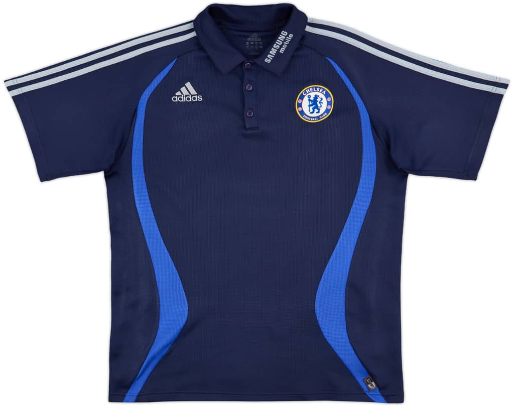 2006-07 Chelsea adidas Polo Shirt - 9/10 - (XL)