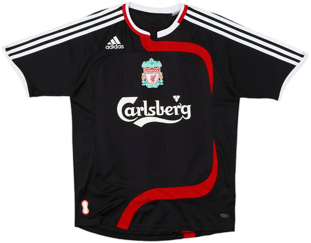 2007-08 Liverpool Third Shirt Gerrard #8 - 6/10 - (L.Boys)