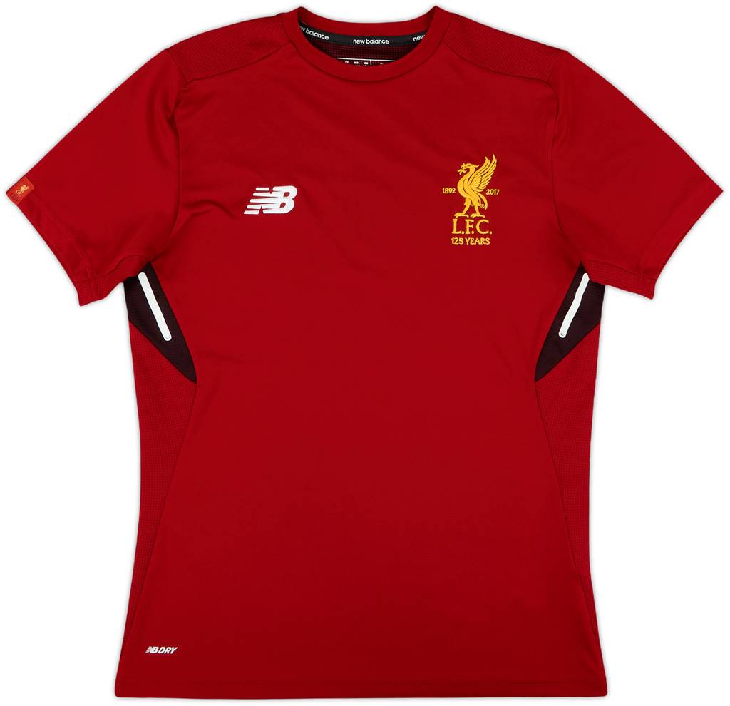 2017-18 Liverpool New Balance Training Shirt - 9/10 - (XL.Boys)
