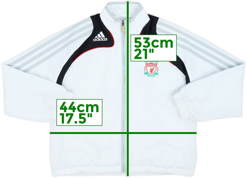 2008-09 Liverpool adidas Track Jacket - 7/10 - (S.Boys)