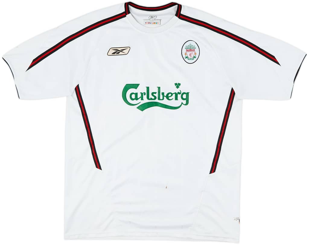 2003-04 Liverpool Away Shirt Gerrard #17 - 6/10 - (XL)
