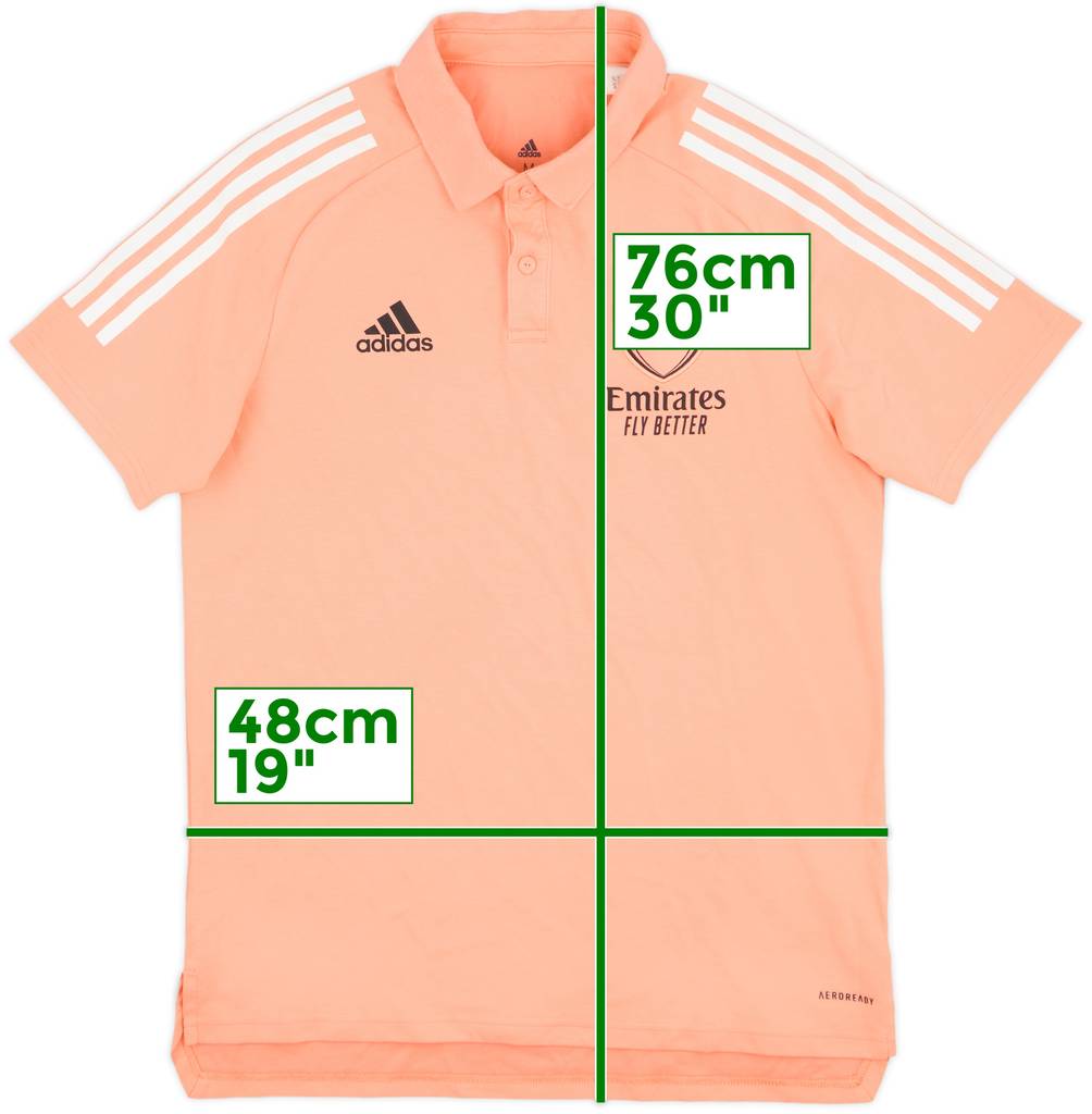2020-21 Arsenal adidas Polo Shirt - 8/10 - (M)