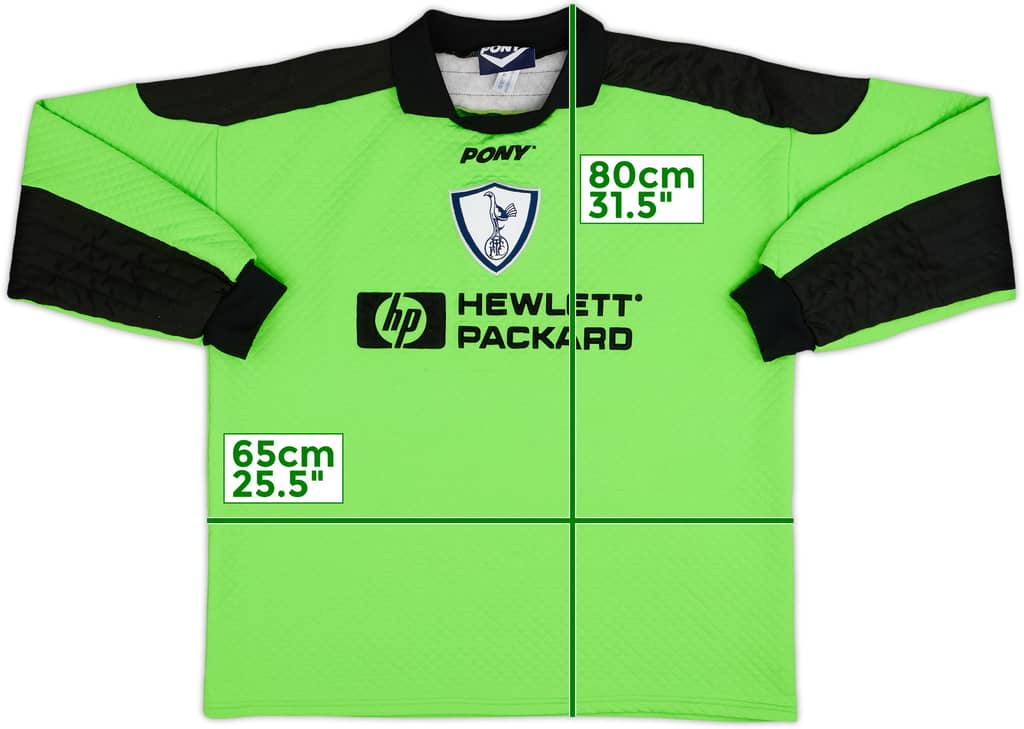 1995-96 Tottenham GK Shirt - 8/10 - (XL)