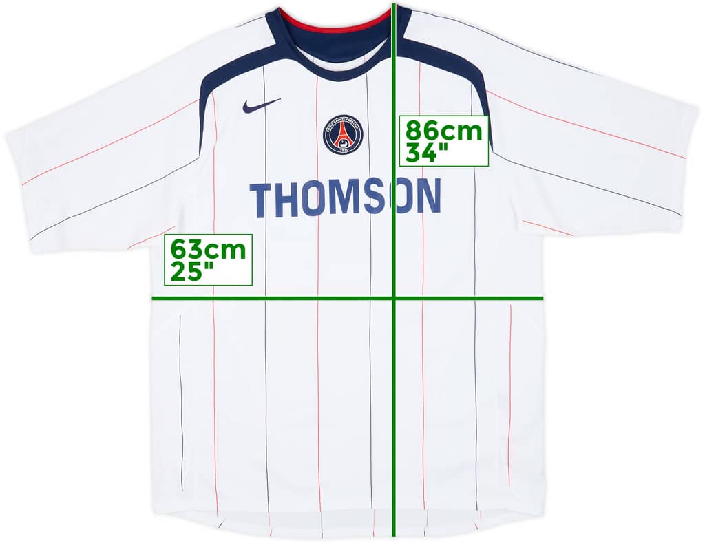 2005-06 Paris Saint-Germain Away Shirt - 8/10 - (XL)