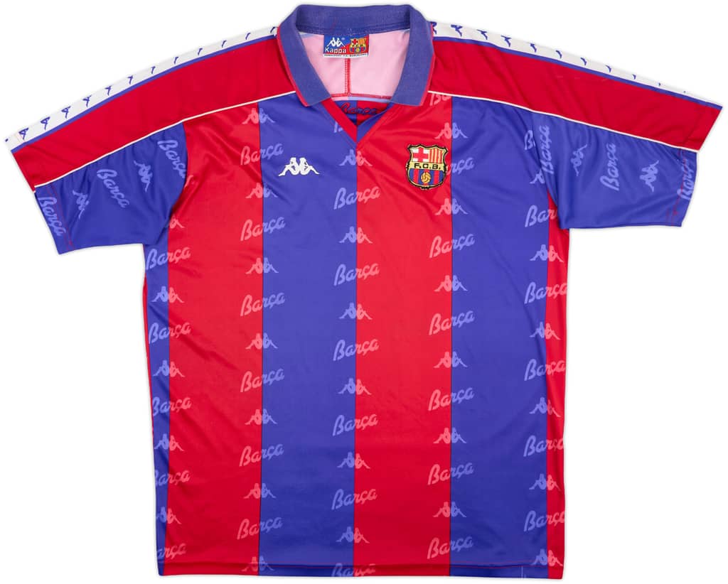 1992-95 Barcelona Home Shirt - 8/10 - (XL)