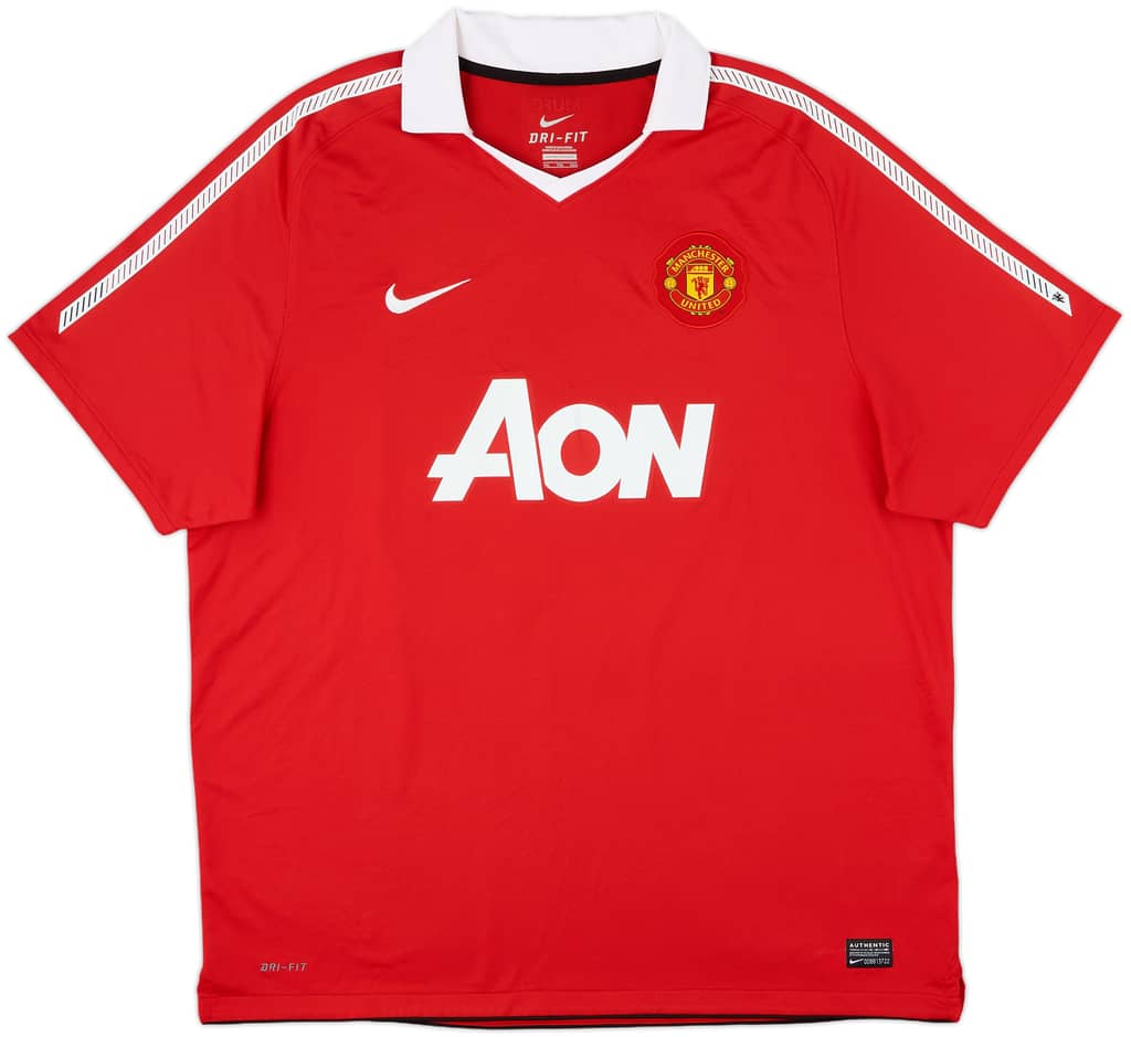2010-11 Manchester United Home Shirt Rooney #10 - 6/10 - (XXL)
