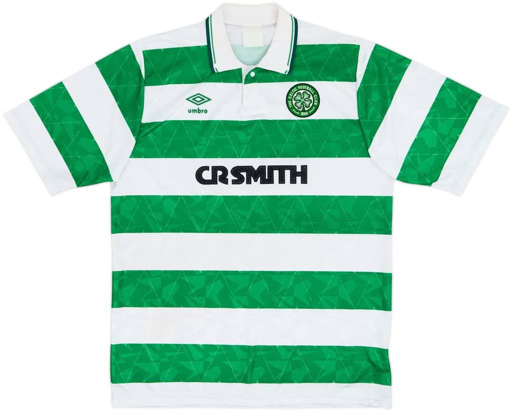 1989-91 Celtic Home Shirt - 9/10 - (L)