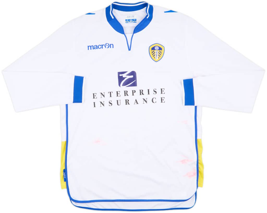2012-13 Leeds United Home L/S Shirt - 4/10 - (L)