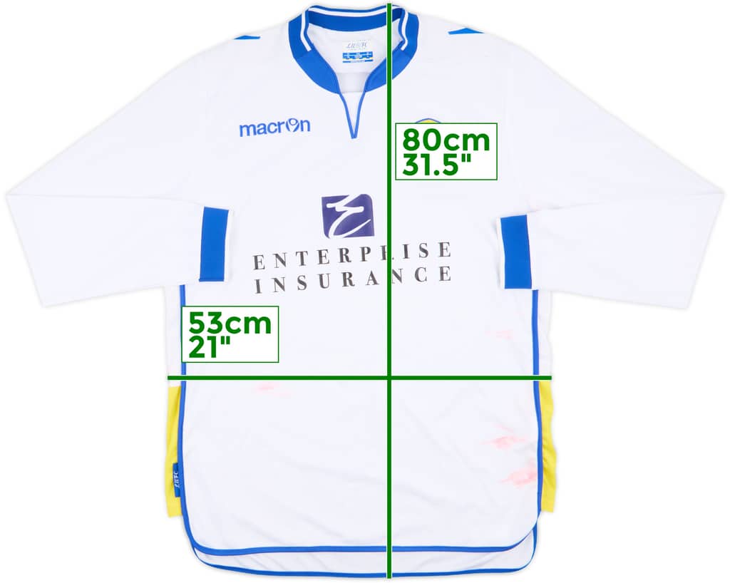 2012-13 Leeds United Home L/S Shirt - 4/10 - (L)