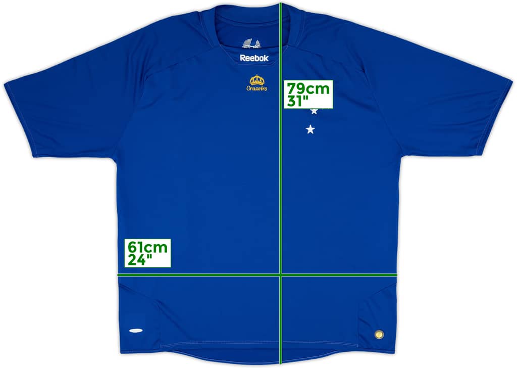 2009 Cruzeiro Home Shirt - 9/10 - (XXL)