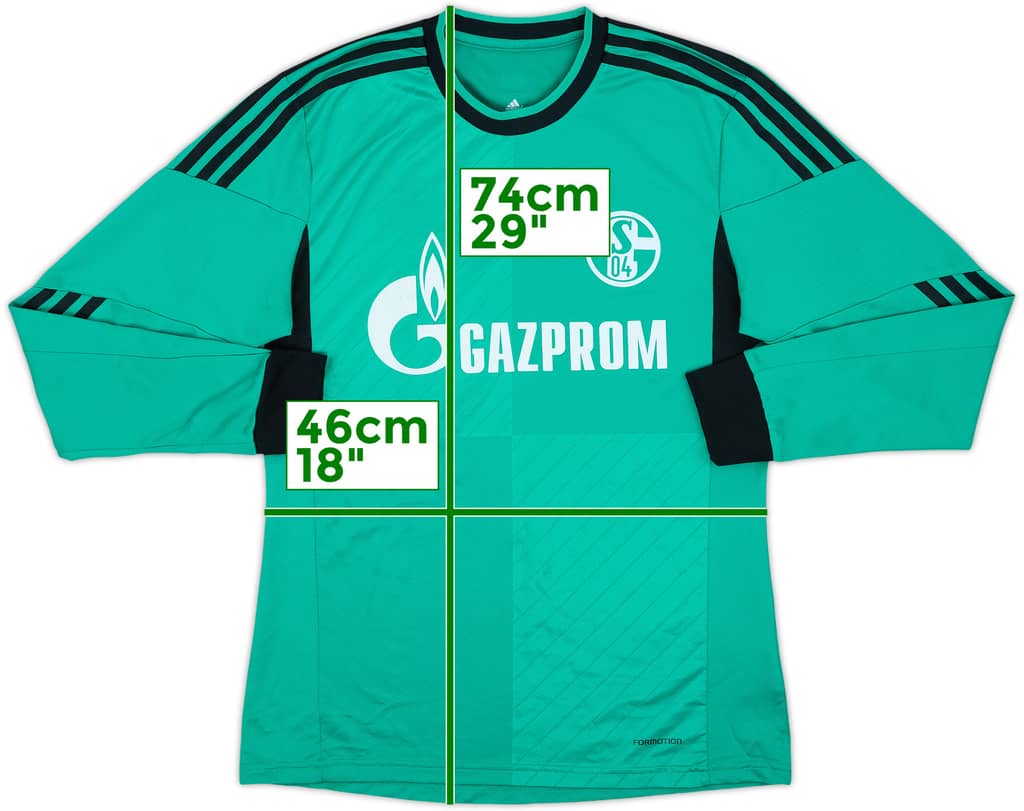 2013-15 Schalke Player Issue Third L/S Shirt - 7/10 - (L)