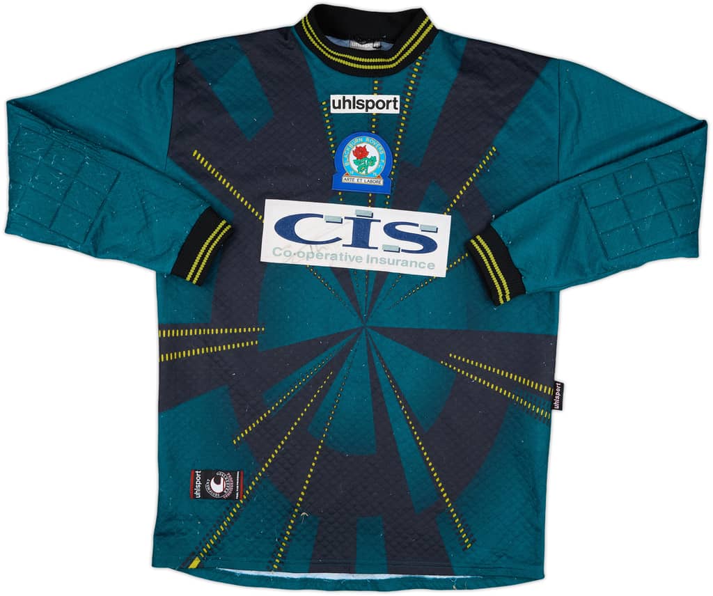 1998-99 Blackburn Signed GK Shirt - 7/10 - (L)