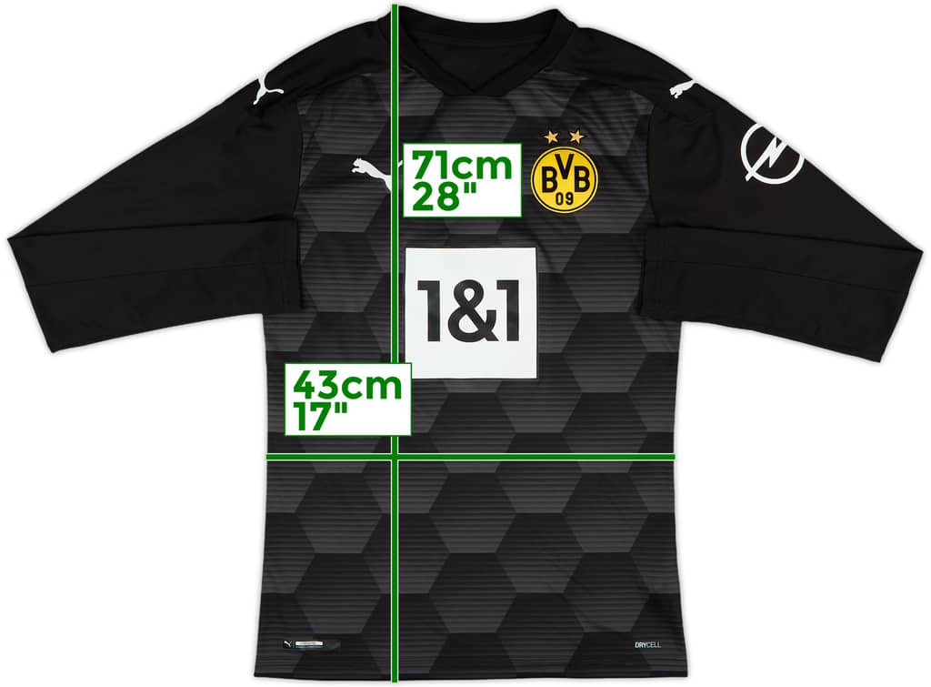 2020-21 Borussia Dortmund GK Shirt - 10/10 - (S)