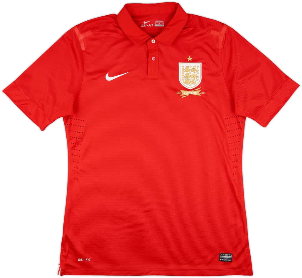 2013 England Player Issue Away 150th Anniversary Shirt - 8/10 - (XL)