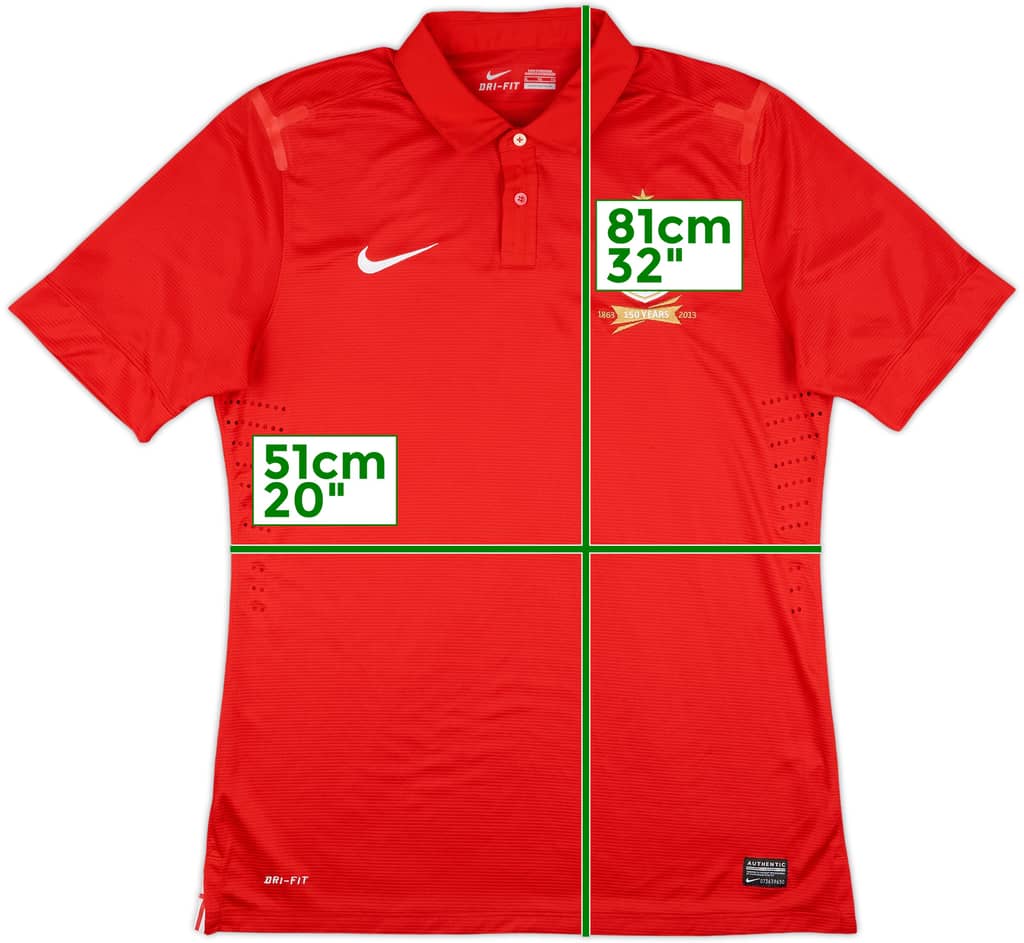 2013 England Player Issue Away 150th Anniversary Shirt - 8/10 - (XL)
