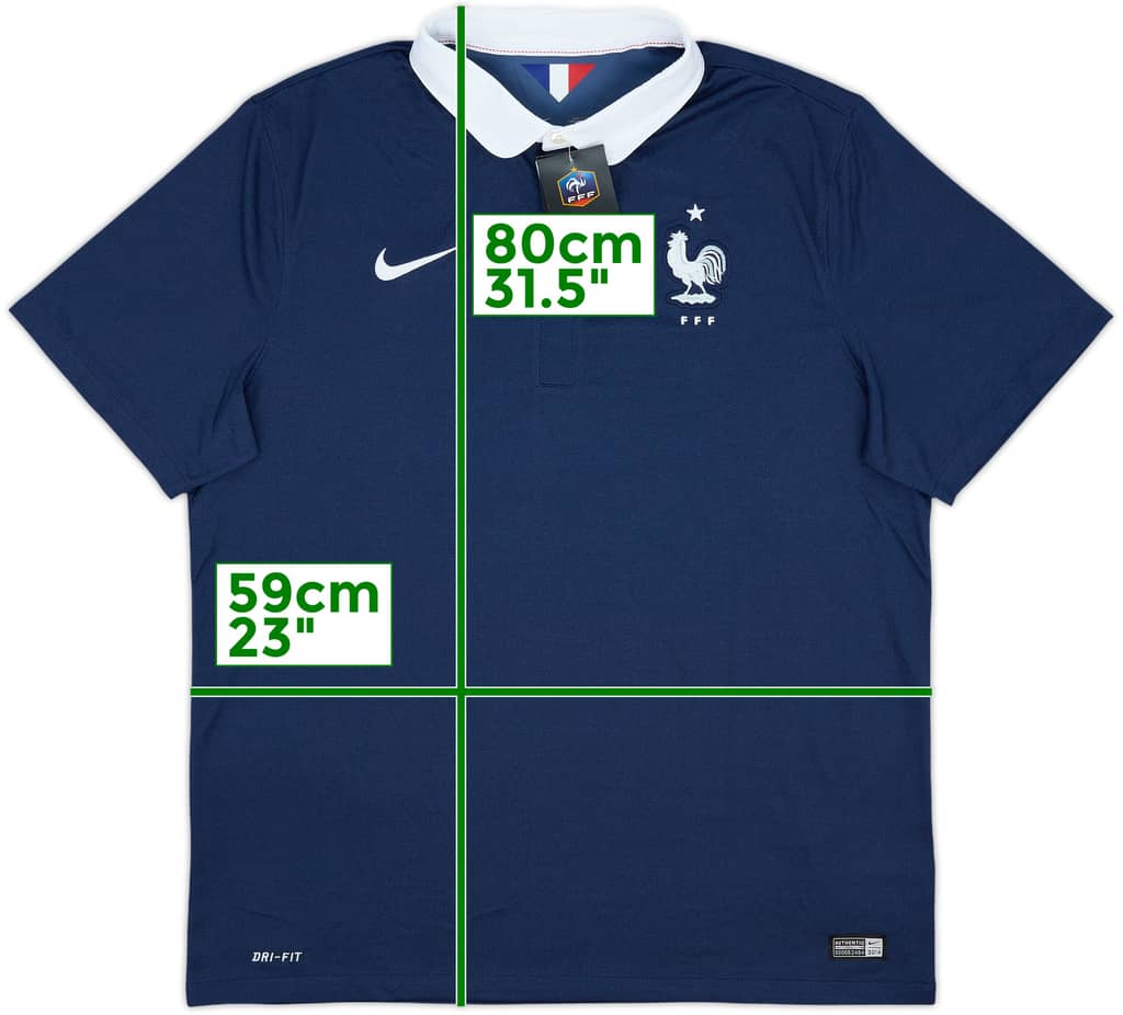 2014-15 France Home Shirt (XL)