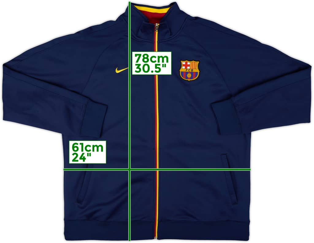 2012-13 Barcelona Nike Track Jacket - 9/10 - (XL)
