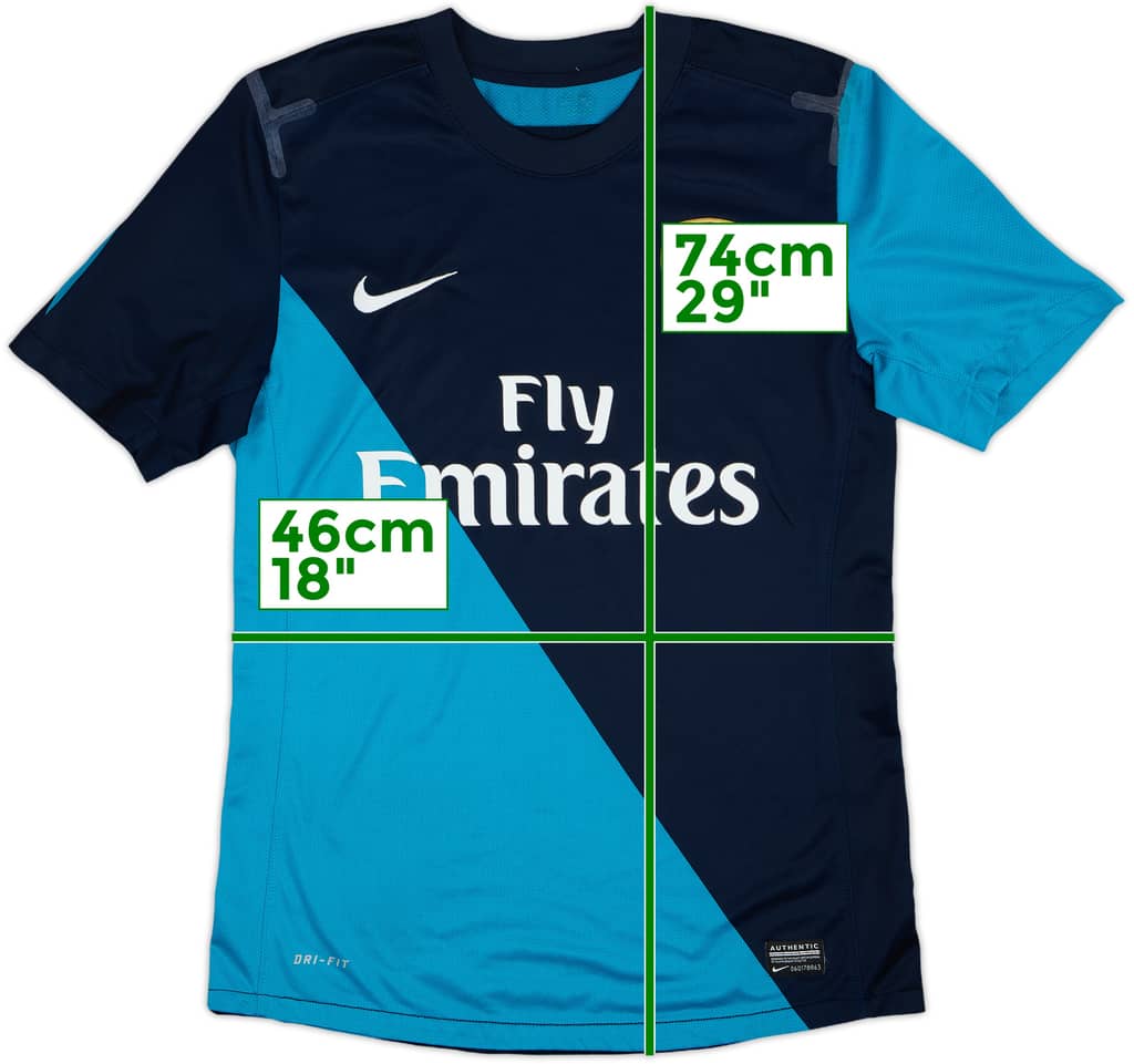 2011-12 Arsenal Prototype Player Issue Away Shirt - 6/10 - (M)