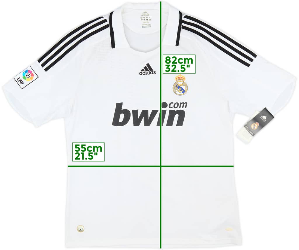 2008-09 Real Madrid Home Shirt (XL)
