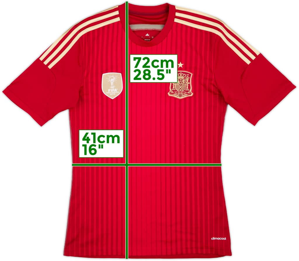 2013-15 Spain Home Shirt - 6/10 - (S)