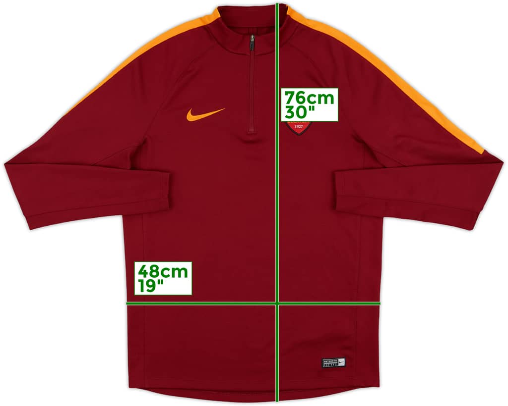 2018-19 Roma Nike Track Jacket - 9/10 - (M)