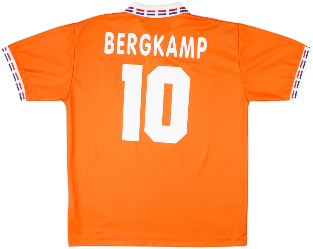 1996 Netherlands Home Shirt Bergkamp #10 - 9/10 - (XXL)