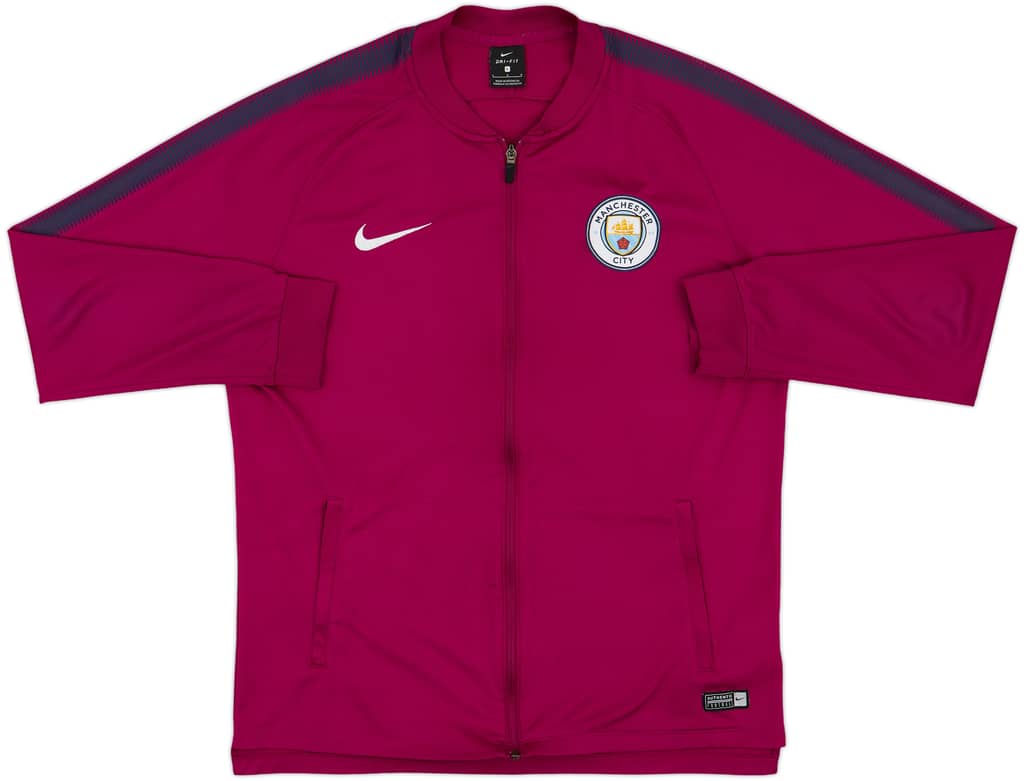 2017-18 Manchester City Nike Track Jacket - 8/10 - (L)
