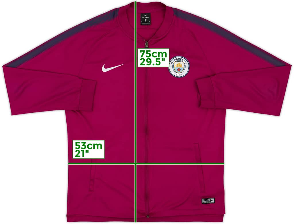 2017-18 Manchester City Nike Track Jacket - 8/10 - (L)