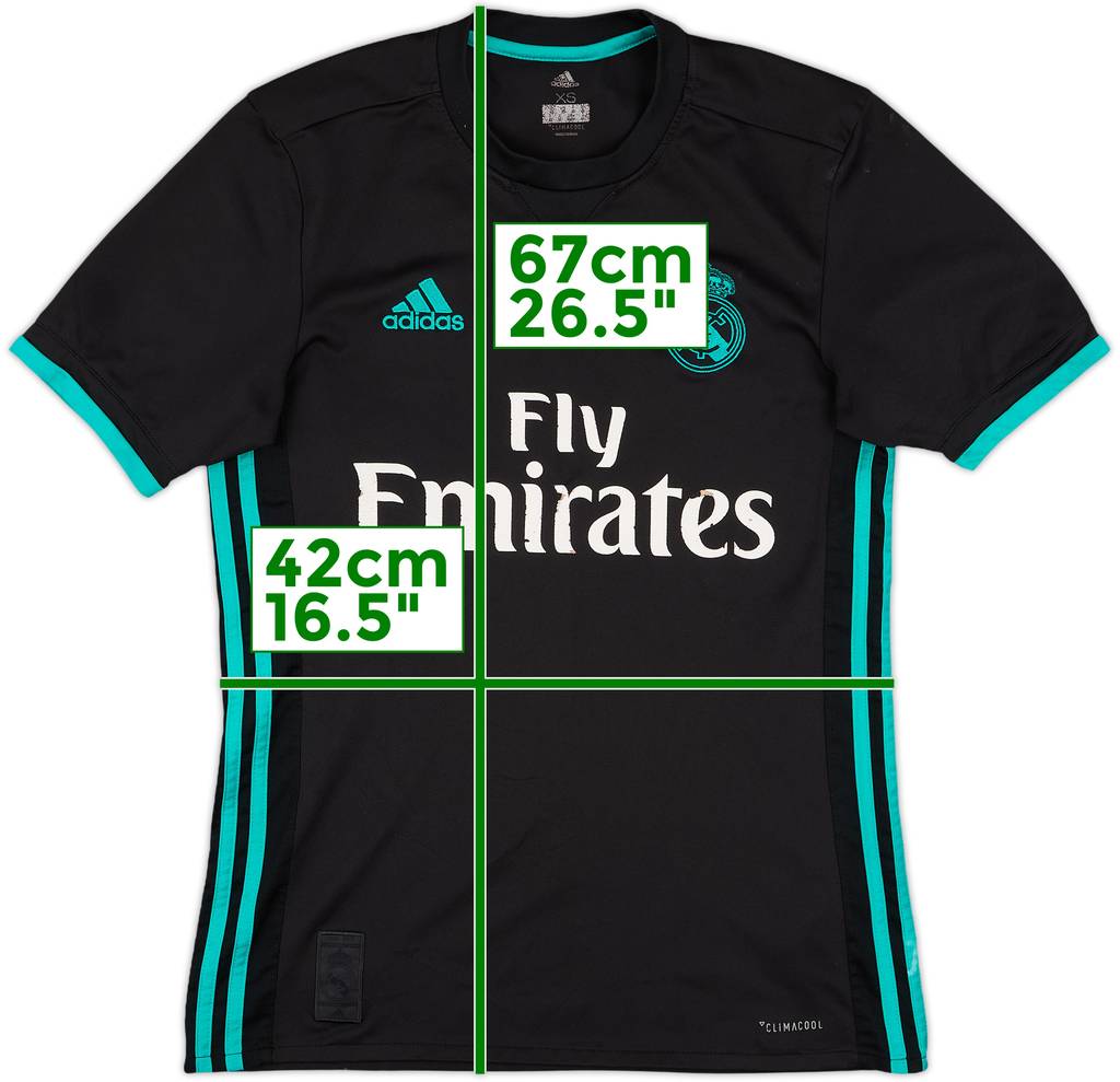 2017-18 Real Madrid Away Shirt - 4/10 - (XS)