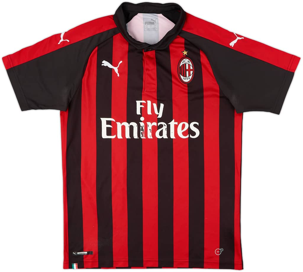 2018-19 AC Milan Home Shirt - 5/10 - (M)