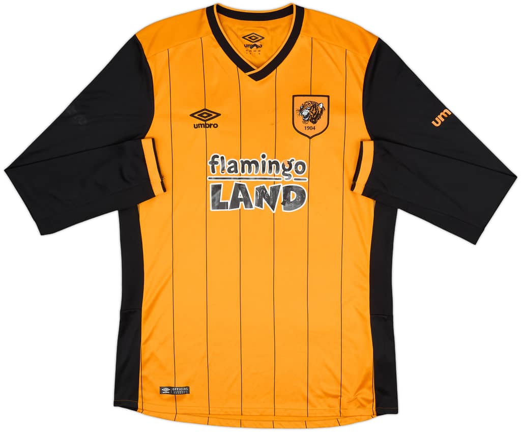 2015-16 Hull City Home L/S Shirt - 5/10 - (L)