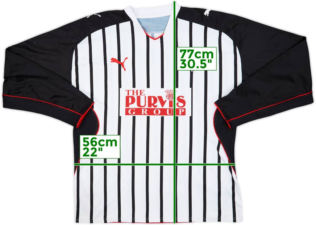 2009-10 Dunfermline Home L/S Shirt - 6/10 - (XL)