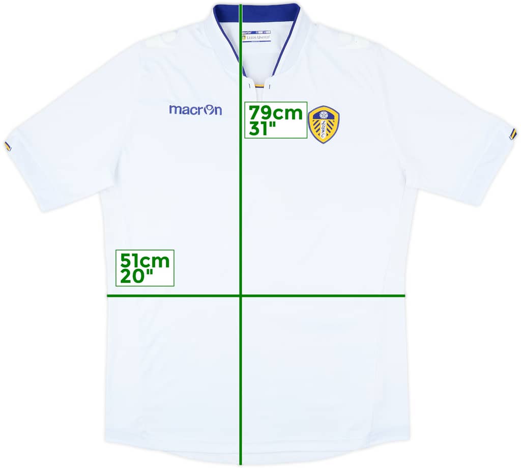 2014-15 Leeds United Home Shirt - 8/10 - (XXL)