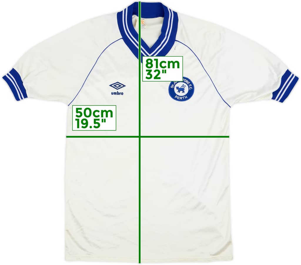 1982-84 St Johnstone Away Shirt - 5/10 - (L)