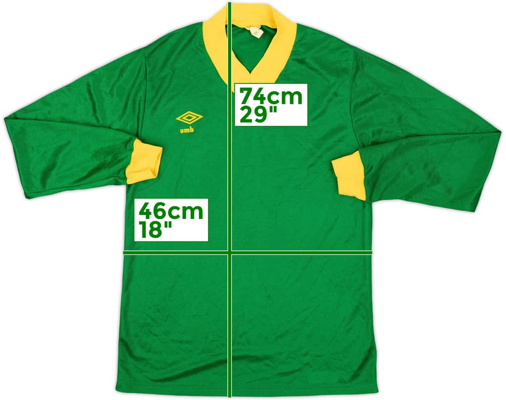 1980s Umbro Template L/S Shirt - 5/10 - (S)
