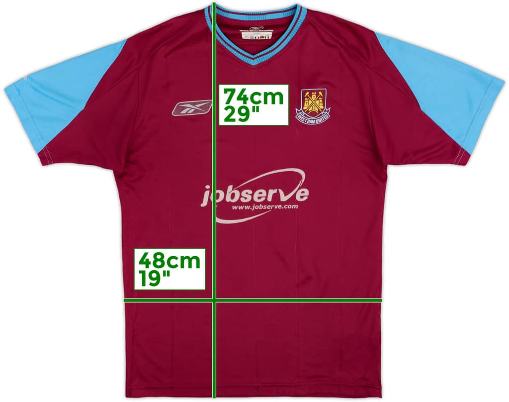 2003-05 West Ham Home Shirt - 8/10 - (S)