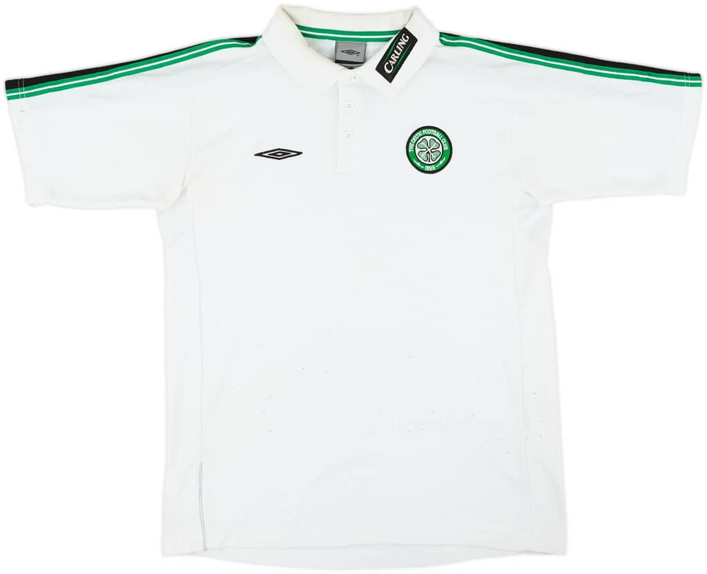 2001-02 Celtic Umbro Polo Shirt - 7/10 - (M)