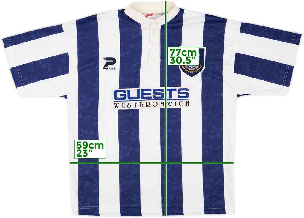 1996-97 West Brom Home Shirt - 8/10 - (L)