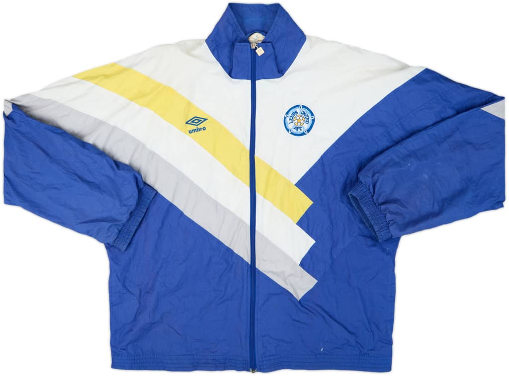 1990-91 Leeds United Umbro Track Jacket - 8/10 - (XL)