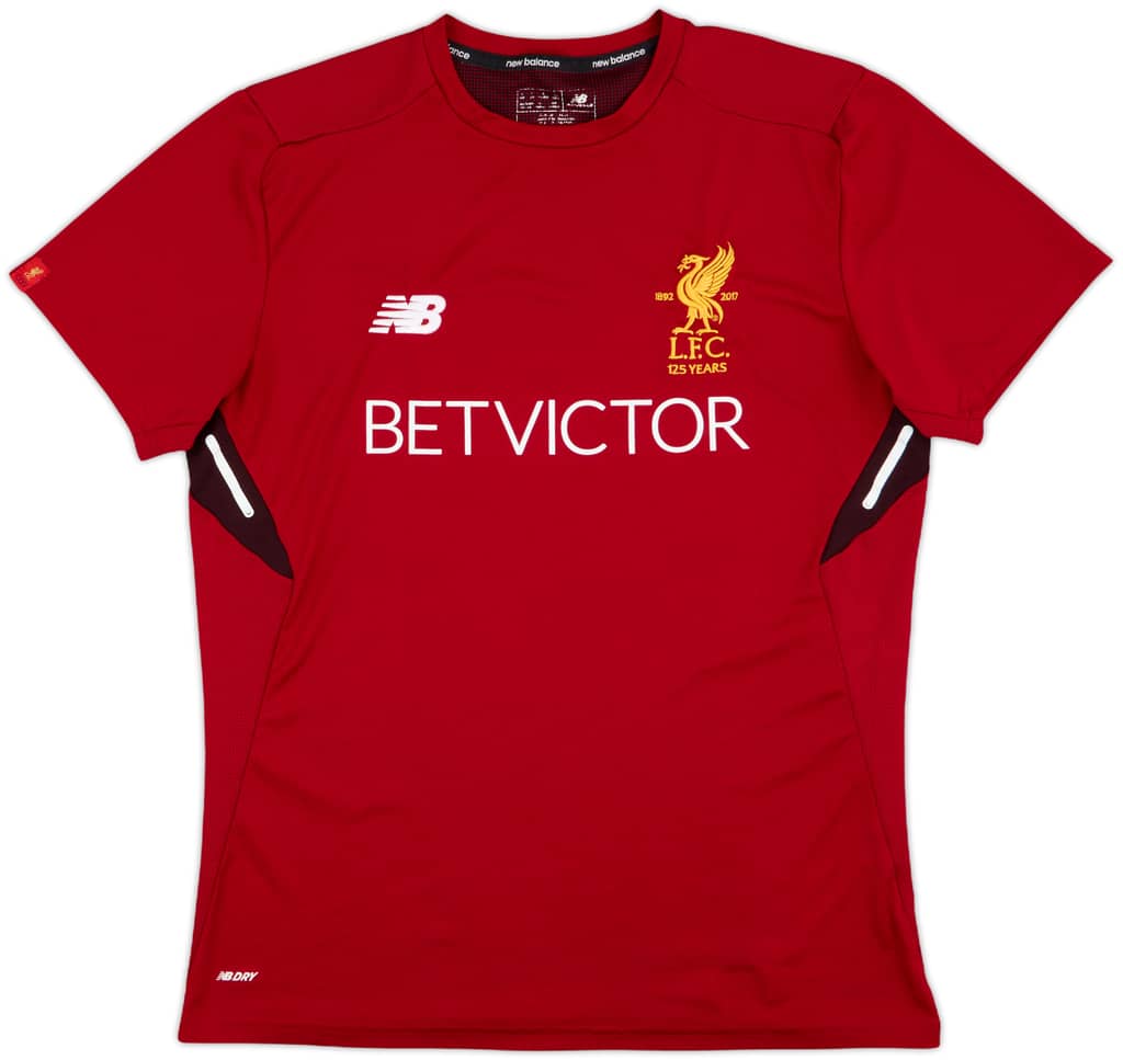 2017-18 Liverpool New Balance Training Shirt - 8/10 - (L)