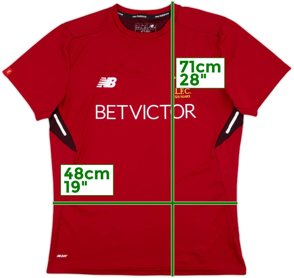 2017-18 Liverpool New Balance Training Shirt - 8/10 - (L)