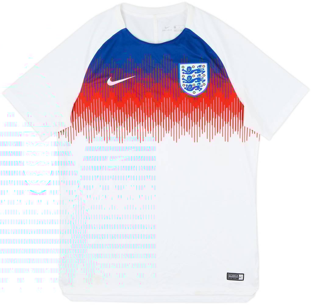 2018-20 England Nike Pre-Match Training Shirt - 8/10 - (L)