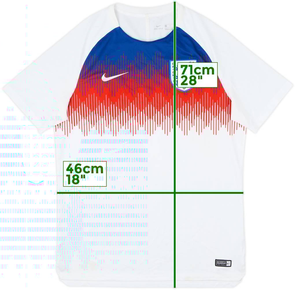 2018-20 England Nike Pre-Match Training Shirt - 8/10 - (L)