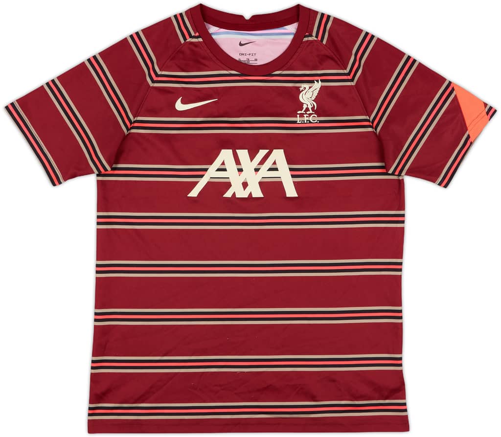 2021-22 Liverpool Nike Training Shirt - 8/10 - (XL.Boys)