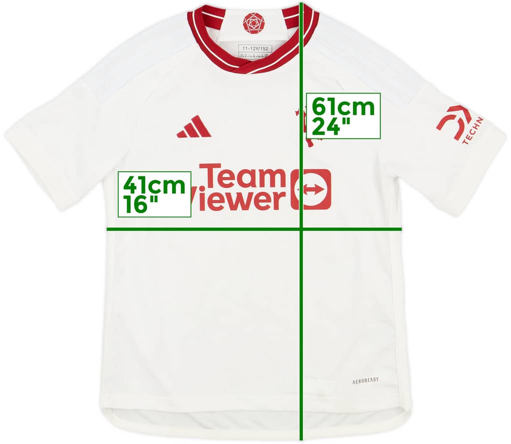 2023-24 Manchester United Third Shirt - 8/10 - (M.Boys)