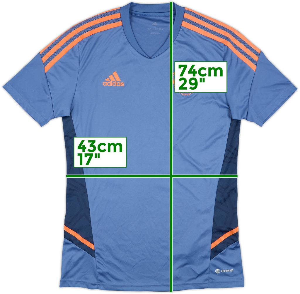 2022-23 Manchester United adidas Training Shirt - 9/10 - (S)