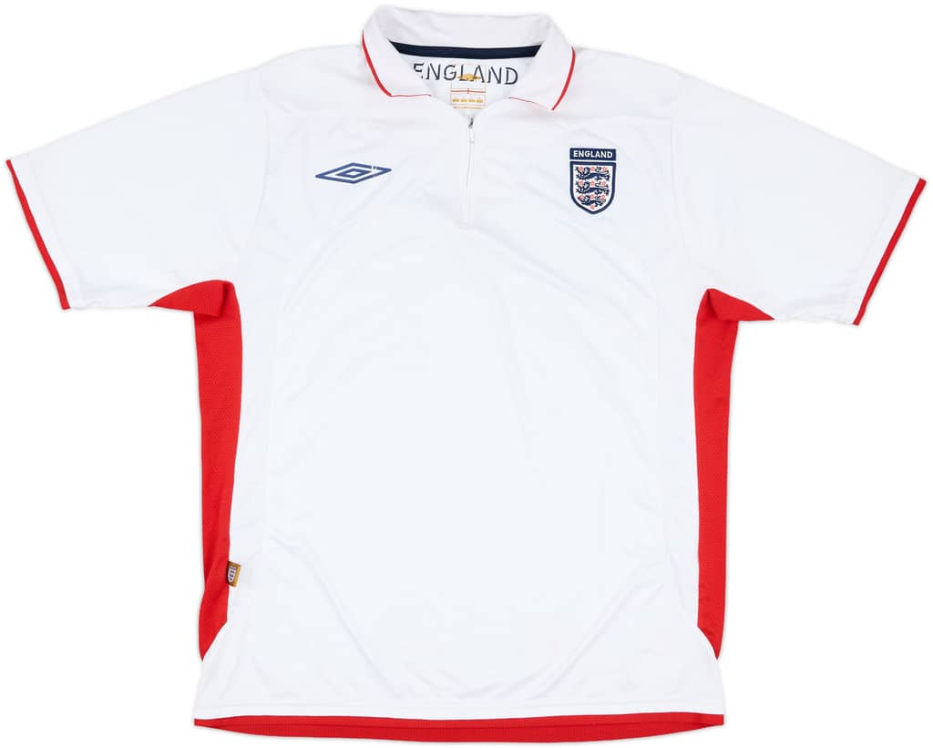 2005-06 England Umbro Polo Shirt - 5/10 - (L)